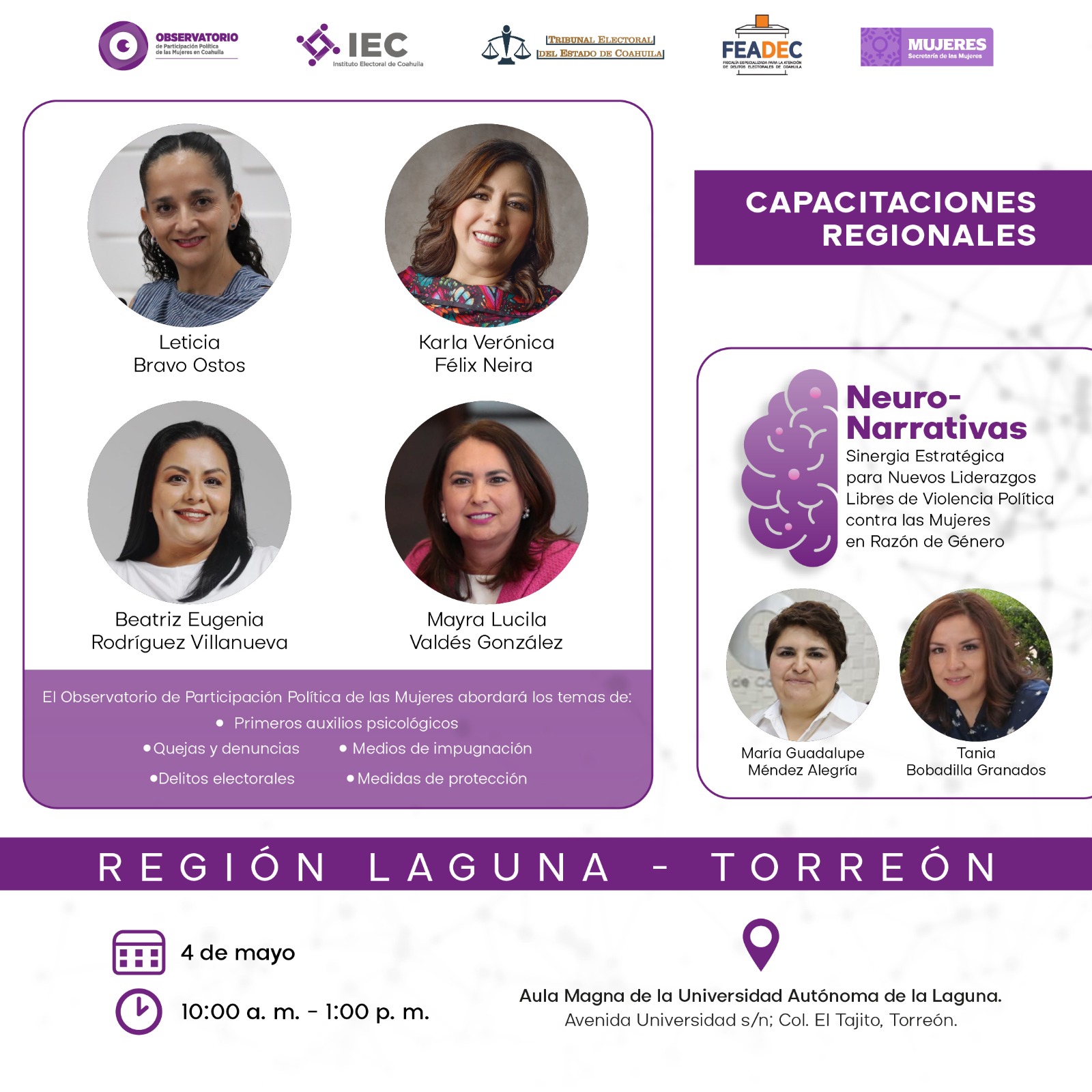 Neuto-Narrativas, Región Laguna - Torreón